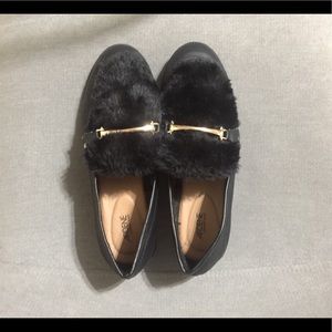 Faux Fur Mule